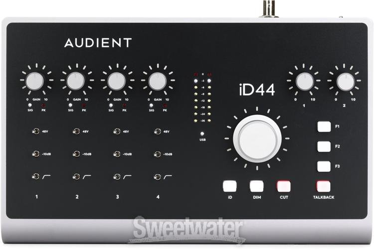 Audient iD44 MKII 20 x 24 USB Audio Interface | Sweetwater