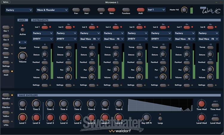 Waldorf Microwave 1 Hybrid Synthesizer Plug-in | Sweetwater