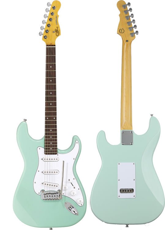 elektronisk udlejeren mental G&L Tribute Legacy Electric Guitar - Surf Green | Sweetwater