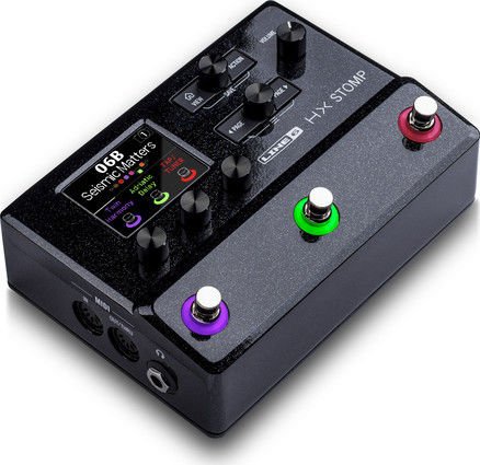 Line 6 HX Stomp Guitar Multi-effects Floor Processor - Black 