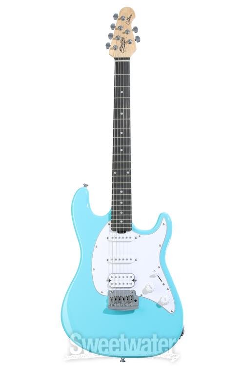 みっちー　サックスブルー Sterling By Music Man Intro Series Cutlass Electric Guitar