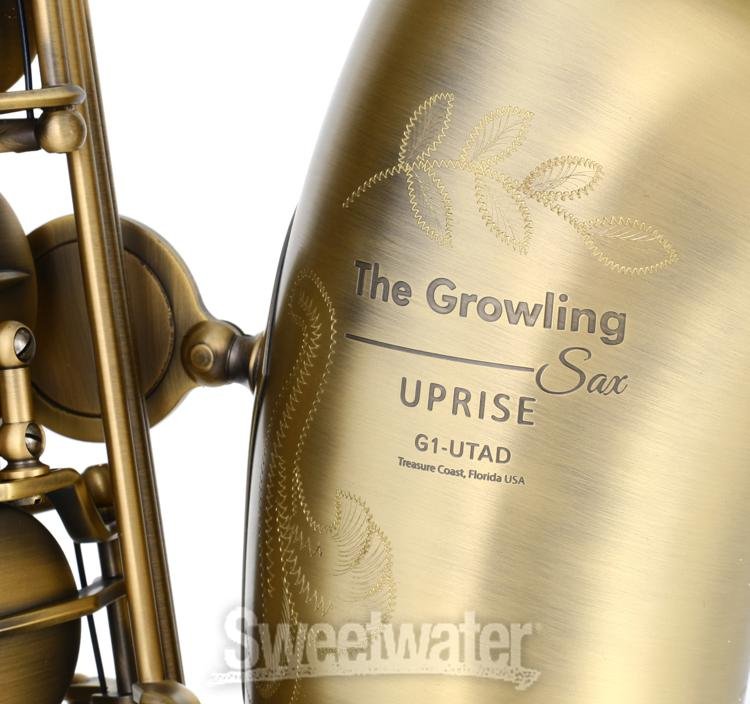 Growling Sax Uprise Series Professional Tenor Saxophone Satin Antique