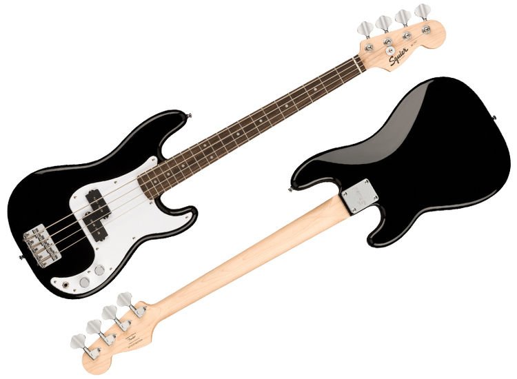 Squier Mini Precision Electric Bass - Black | Sweetwater
