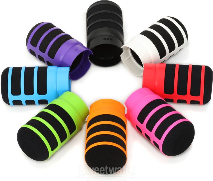 RØDE WS14 Filtro Pop Premium Per PodMic E PodMic USB - Design Basso Profilo, Colori Vivaci (Rosso) - Foto 6