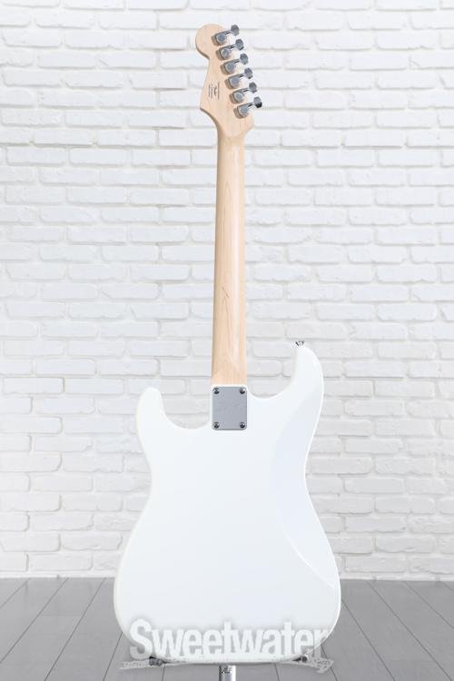 Chitarra Elettrica Squier Sonic Stratocaster HSS - Tastiera Acero, Bianco Arctic, Con Pickup Humbucker E Single-Coil - Foto 9