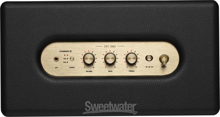 Marshall Stanmore III Bluetooth Home Speaker - Black | Sweetwater