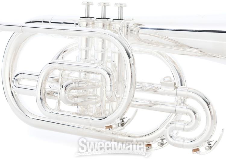 Yamaha YMP-204MS Marching Mellophone - Silver-plated | Sweetwater
