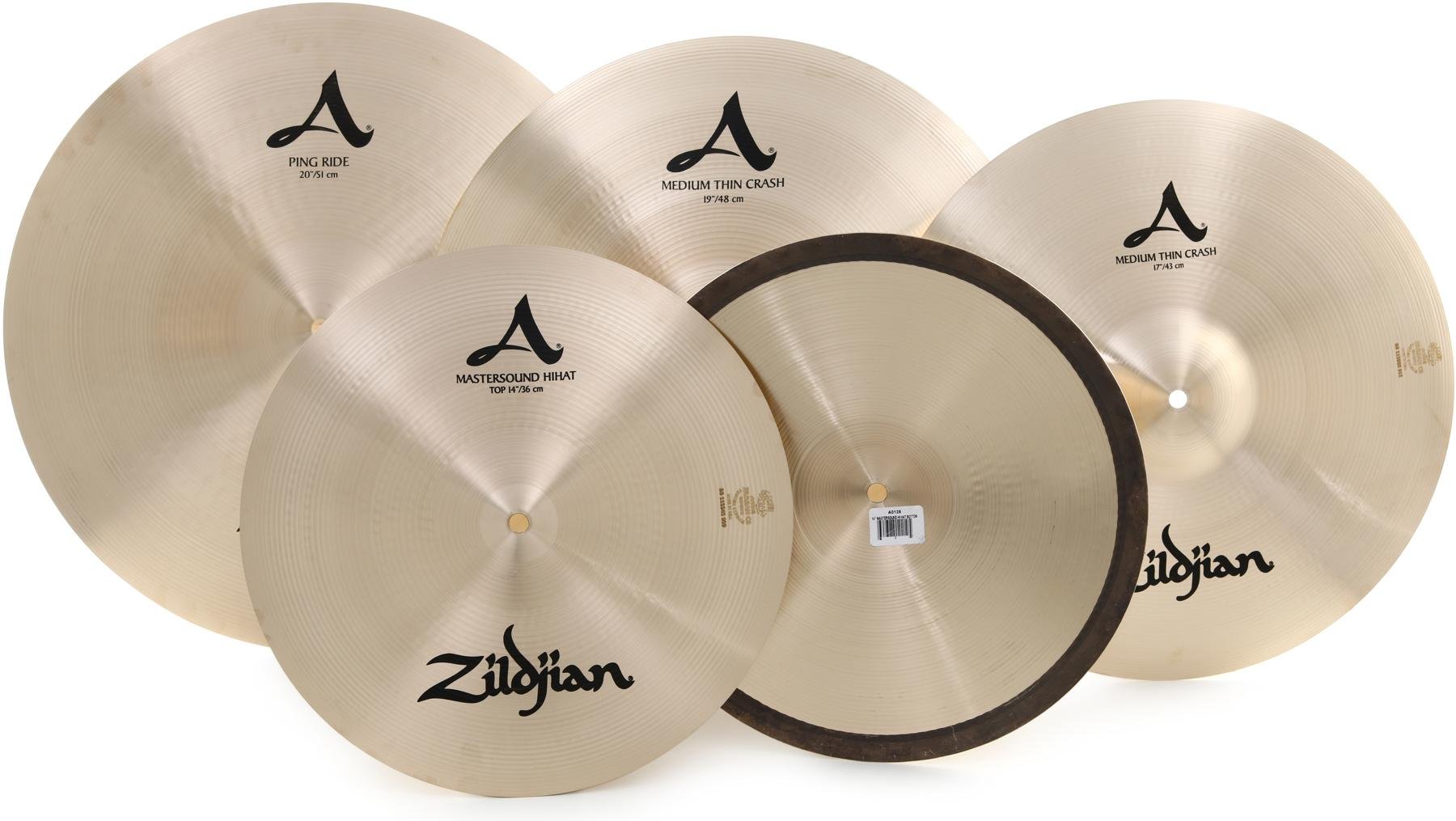Zildjian A Rock Cymbal Set - 14/17/19/20 inch | Sweetwater