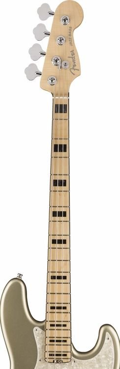 Fender American Elite Jazz Bass - Champagne w/ Maple
