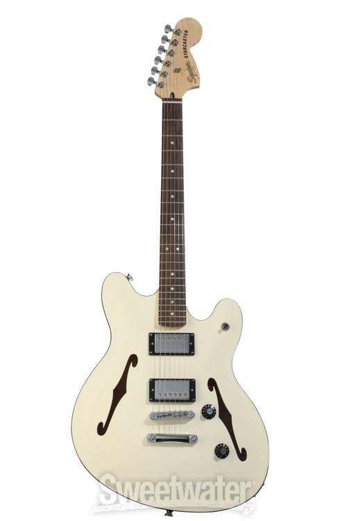 Squier Starcaster セミホロウボディ ホワイト Squier by Fender Affinity Series Starcaster Deluxe Olympic
