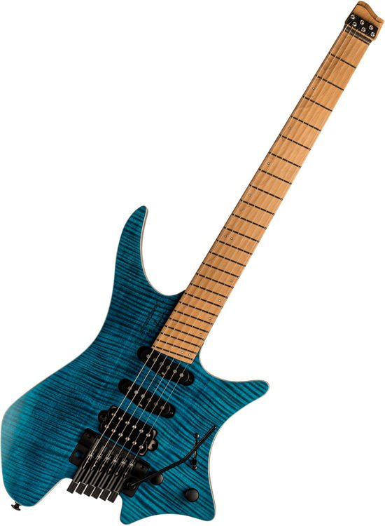 strandberg boden standard 6 tremolo maple flame blue