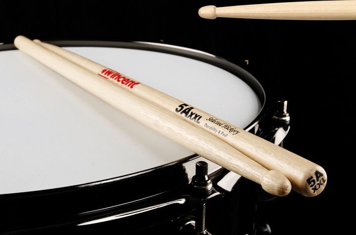 Wincent Hickory Drumsticks - 5AXXL - Wood Tip