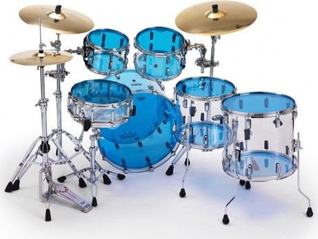blue drum heads