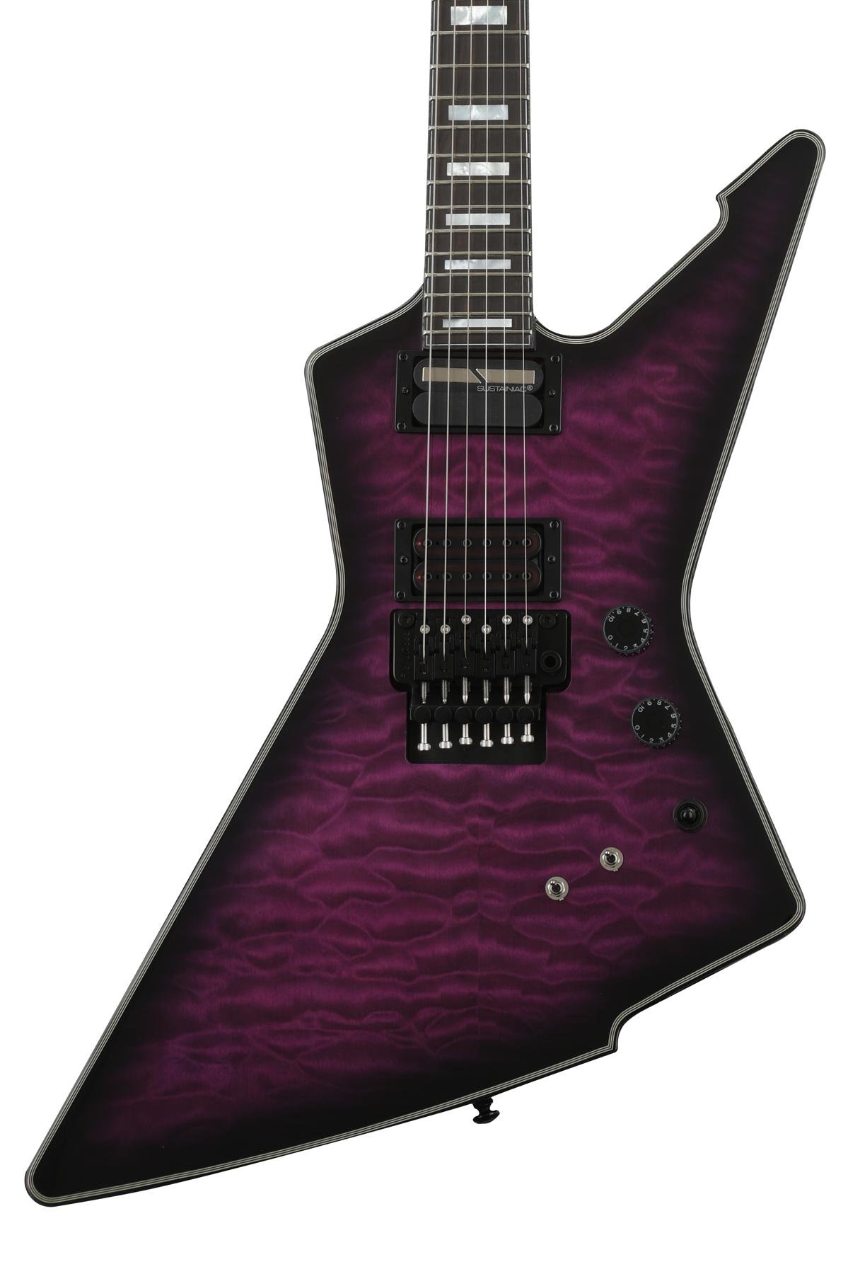 Schecter E 1 Fr S Special Edition Electric Guitar Trans Purple Burst Sweetwater