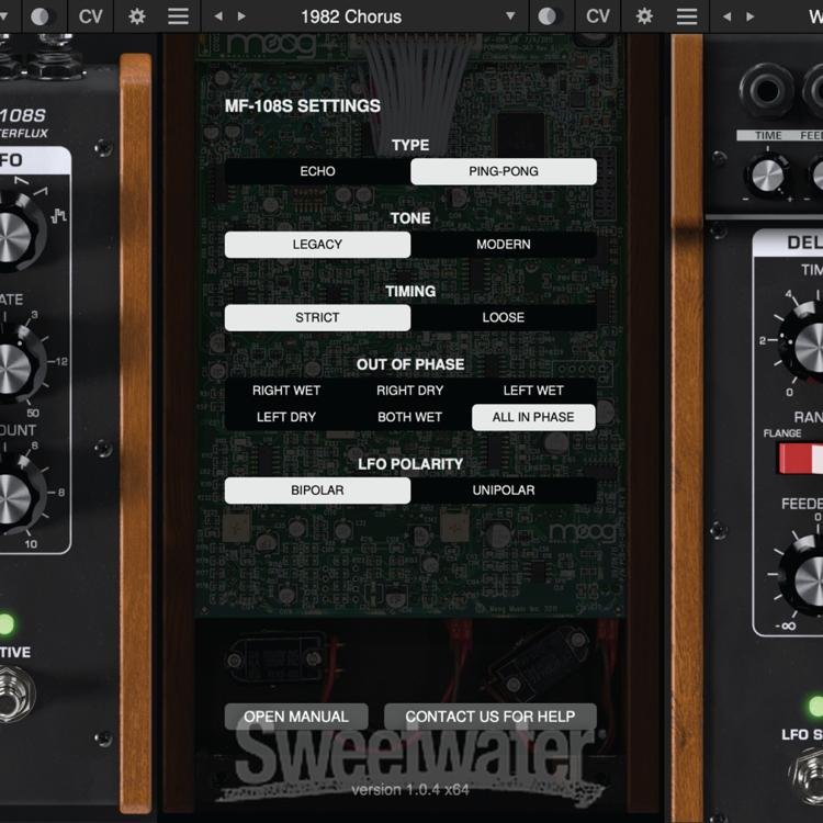 Moog MF-108S Cluster Flux Plug-in | Sweetwater