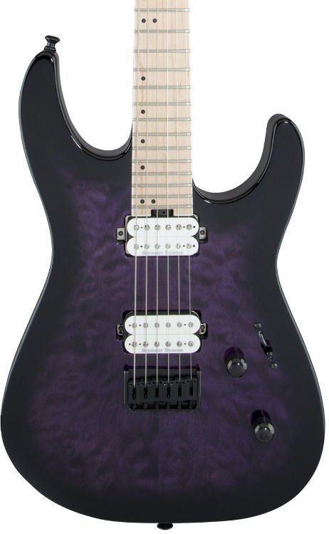 Jackson DK2QMHT Pro Series Dinky - Trans Purple Burst | Sweetwater