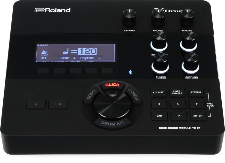 Roland V-Drums TD-27 Electronic Drums Sound Module | Sweetwater