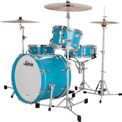 Ludwig Classic Maple Downbeat 3-piece Shell Pack - Heritage Blue ...