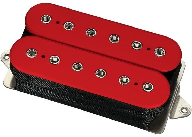 red dimarzio pickups