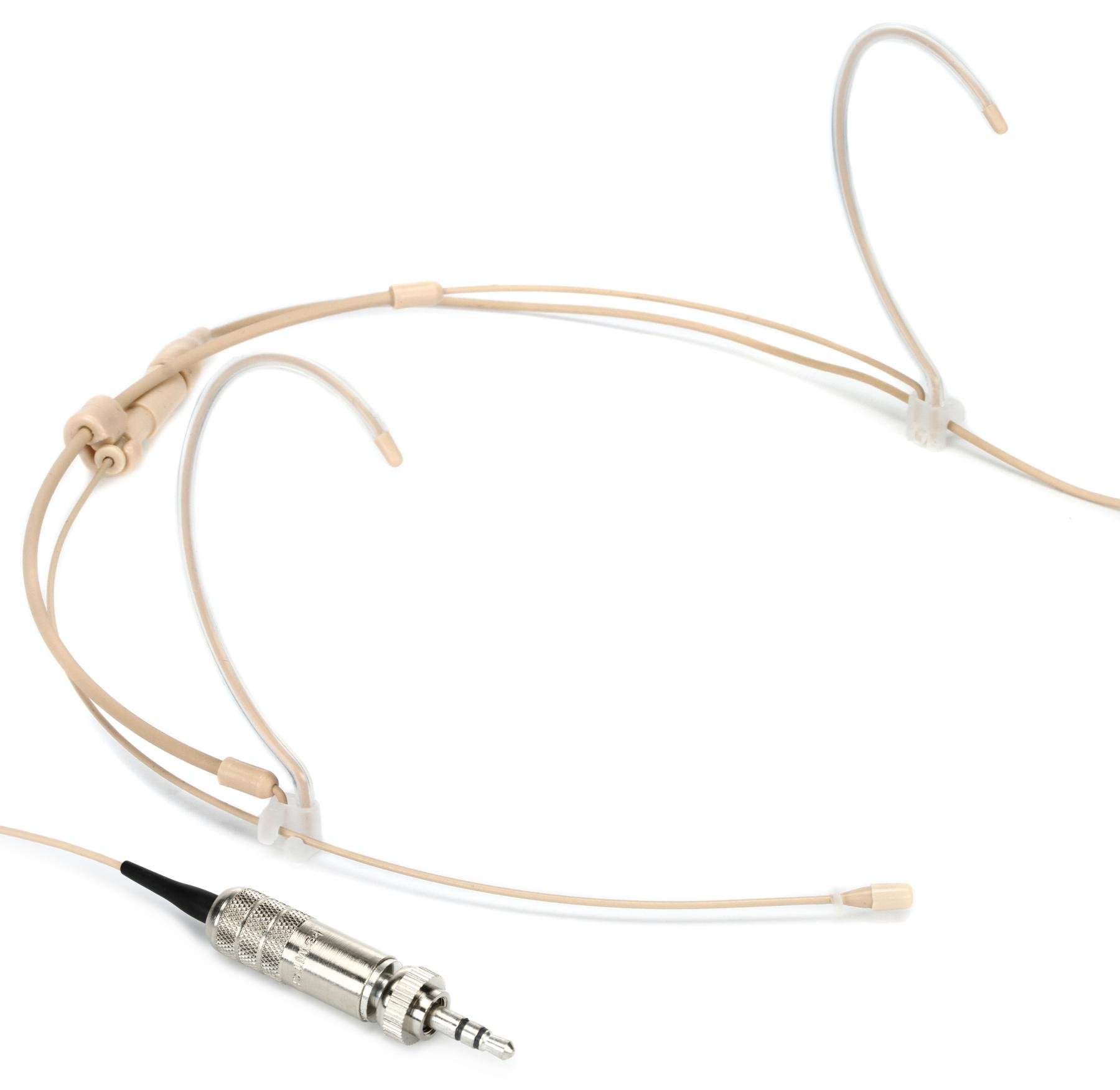 Light Beige Countryman H6OW6LSR  H6 Omnidirectional Wireless Headset Microphone for Sennheiser Transmitters