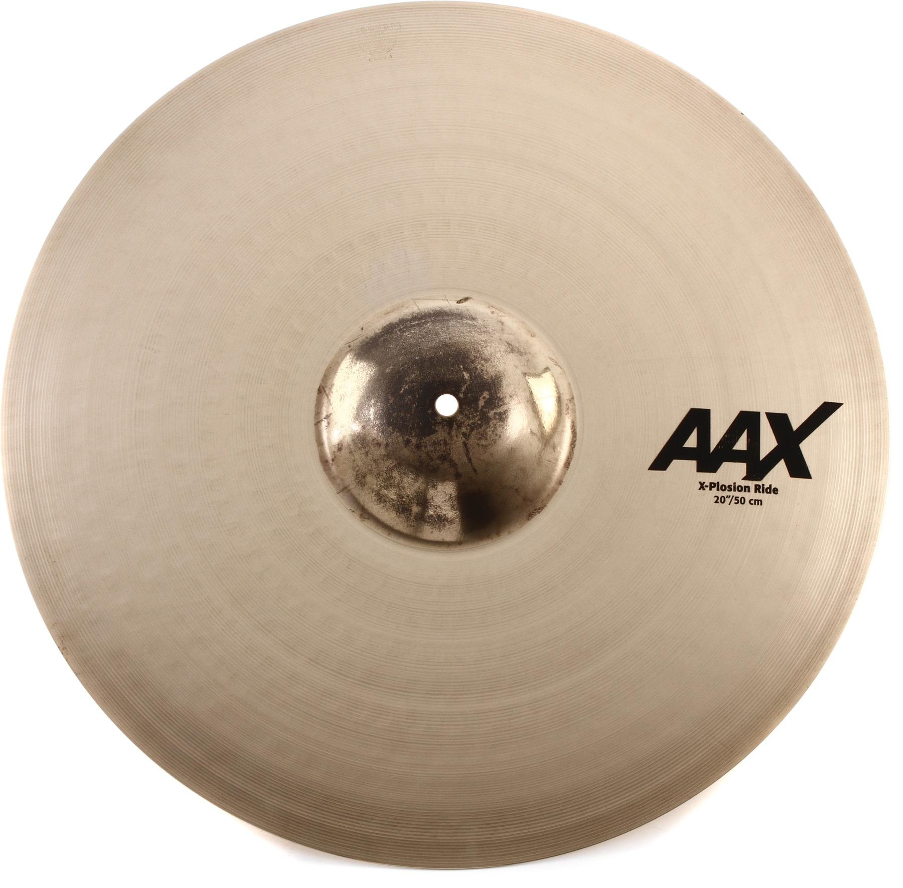 Sabian 20 inch AAX X-Plosion Ride Cymbal - Brilliant Finish 