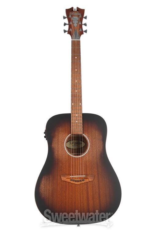 ギター The Loar LH-700 Seymour Duncan Antiquity The Loar LH-700-VS Supreme Archtop Acoustic Guitar - Tobacco