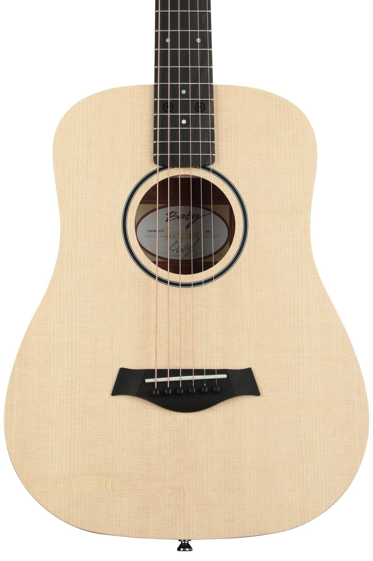 Elixir Taylor Acoustic Guitar Strings - Taylor Baby Taylor Bt1 Walnut Acoustic Guitar Natural Sitka Spruce Sweetwater