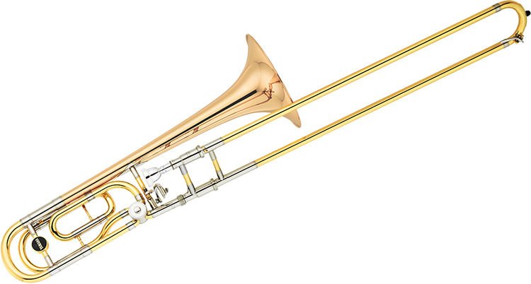 Yamaha YSL-882G Xeno Professional F-attachment Trombone - Clear 
