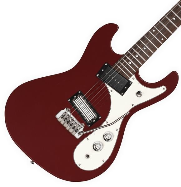 blood red electric guitar