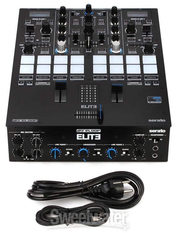 Reloop Elite 2-channel DVS Mixer for Serato | Sweetwater Reloop Elite 2-channel DVS Mixer for Serato | Sweetwater