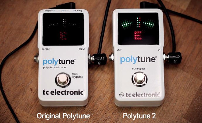 TC Electronic PolyTune 2 Polyphonic LED Guitar Tuner Pedal