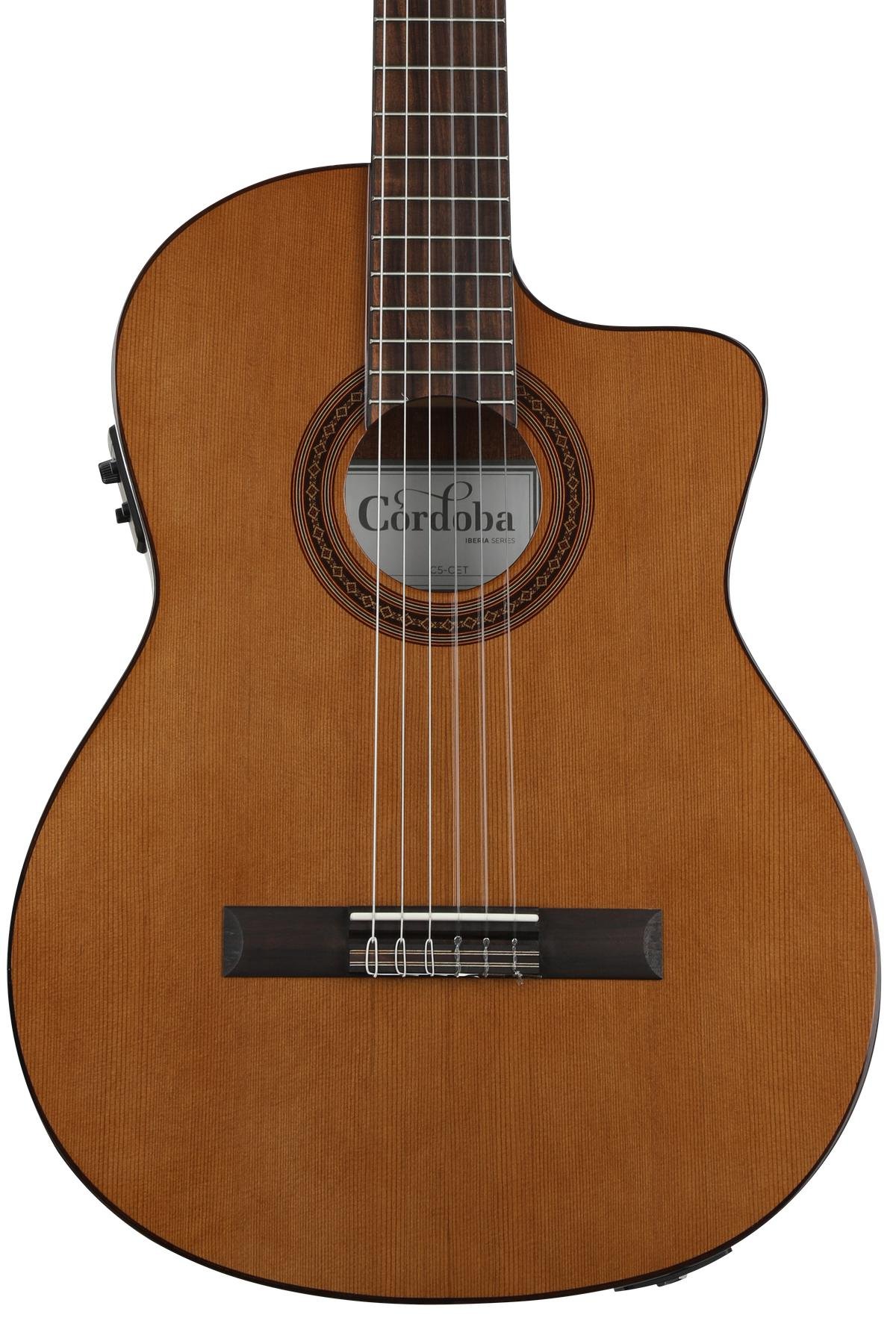 Cordoba C5-CET Classical Thinline Acoustic-Electric Guitar