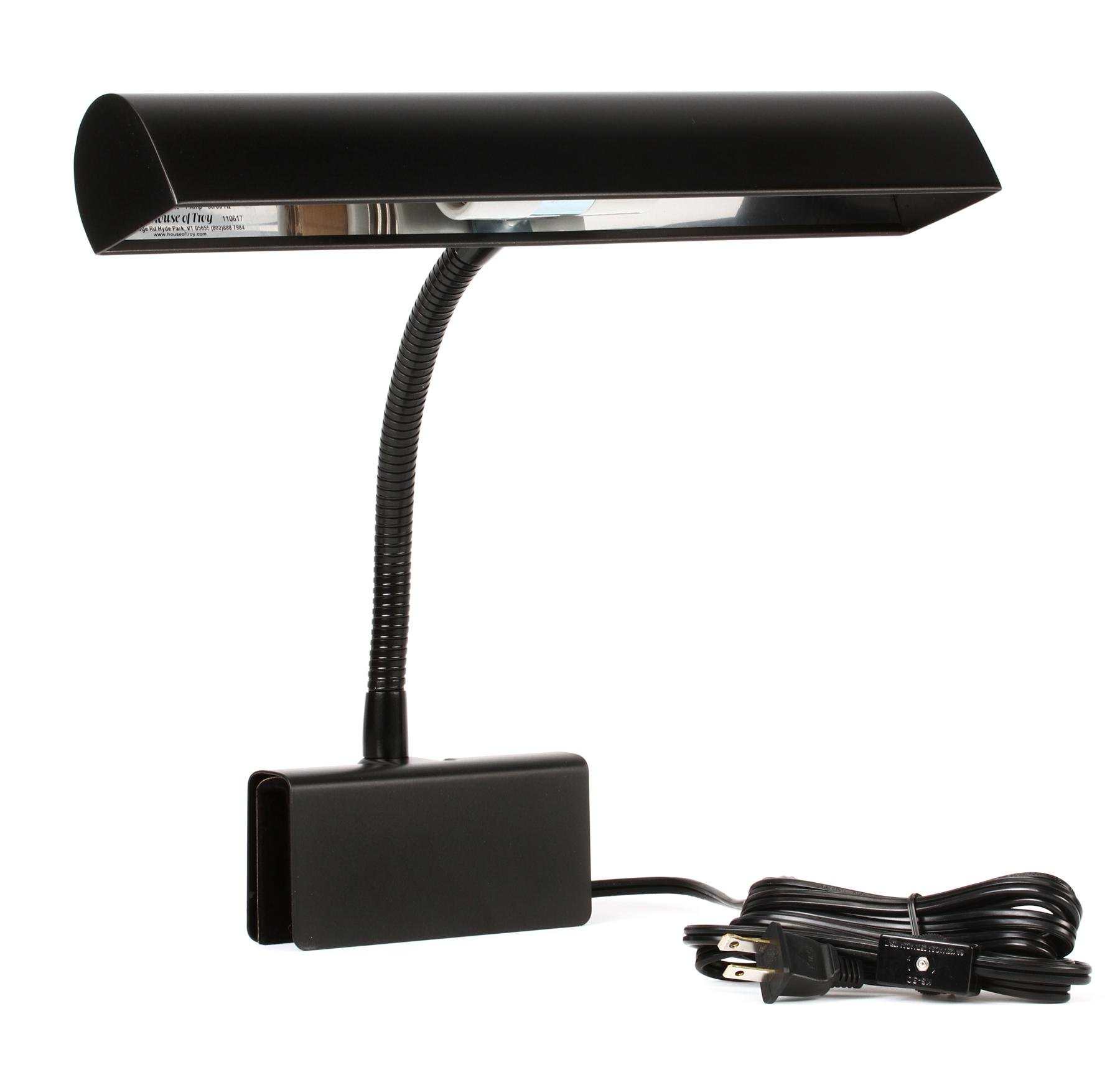 House Of Troy Gp14 7 Grand Piano Lamp Black Sweeer House Of Troy Gp14 7 Grand Piano Lamp Black Image 1