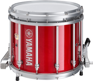 Yamaha MS-9414 14-inch x 12-inch SFZ Marching Snare Drum with Anodized Hardware - Red Forest