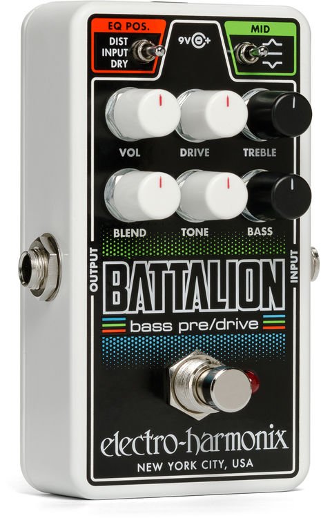 Electro-Harmonix Nano Battalion Bass Preamp & Overdrive