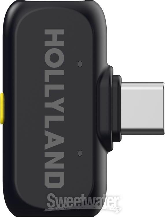Hollyland「Lark A1 Mini Duo」ブラック Hollyland LARK A1 Mini HL-LARK A1 MINI DUO (WITH LIGHTNING RX)