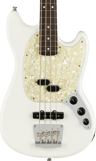 fender mustang bass white