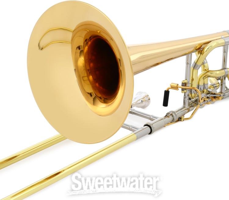 XO 1240RL Professional Bass Trombone Rose Brass Bell Dual