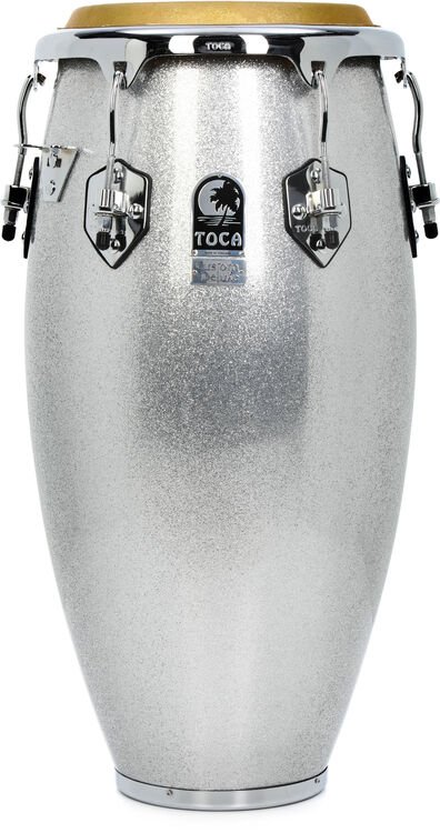 Toca Percussion Custom Deluxe Fiberglass Quinto - Silver Sparkle ...