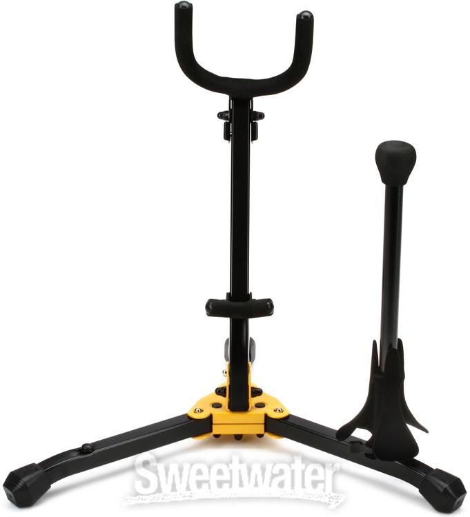 Hercules Stands DS533BB Alto/Tenor Saxophone Stand with Soprano Sax Peg Sweetwater