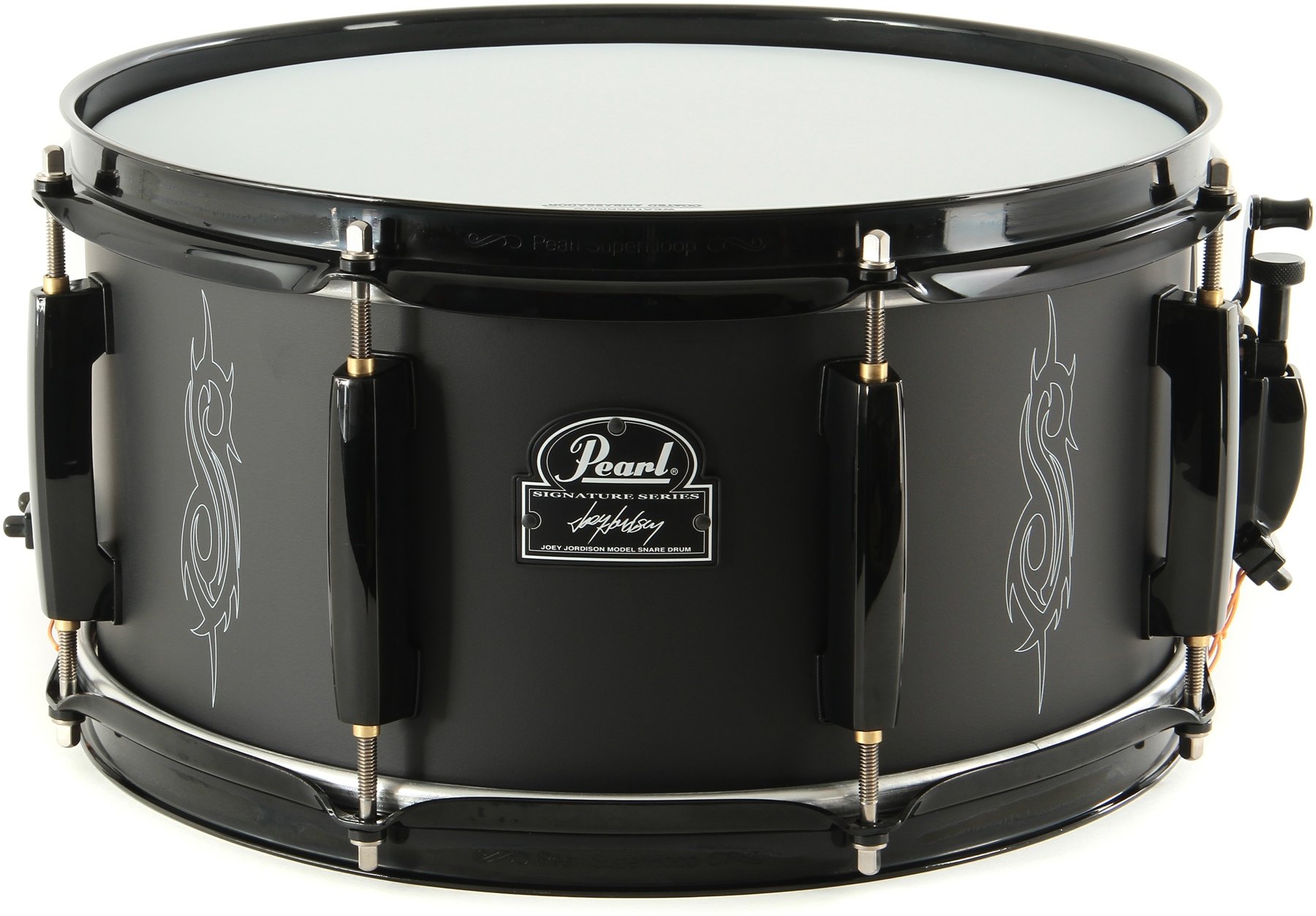 品質販売☆ Pearl/パール Joey Jordison ジョーイ・ジョーディソン シグネチャーシリーズ ♯JJ130646 ケース付き ☆中古☆ スネア