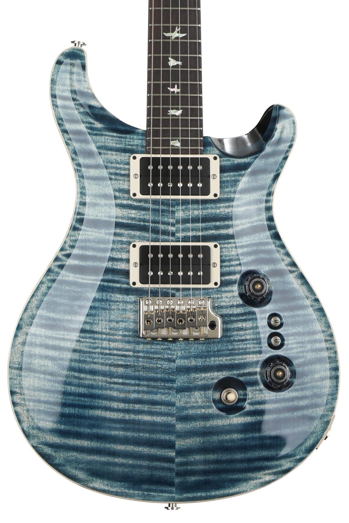 Prs 35th Anniversary Custom 24 With Pattern Regular Neck Faded Whale Blue Sweetwater