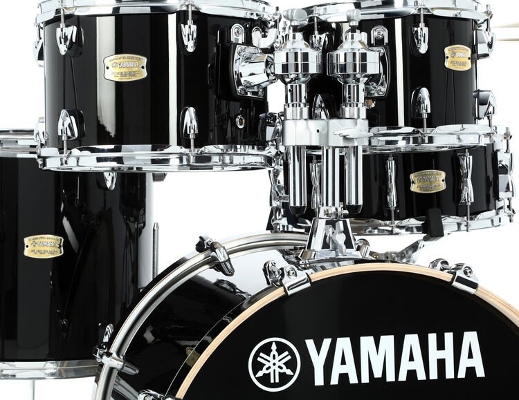 Yamaha SBP2F50 Stage Custom Birch 5-piece Shell Pack - Raven Black