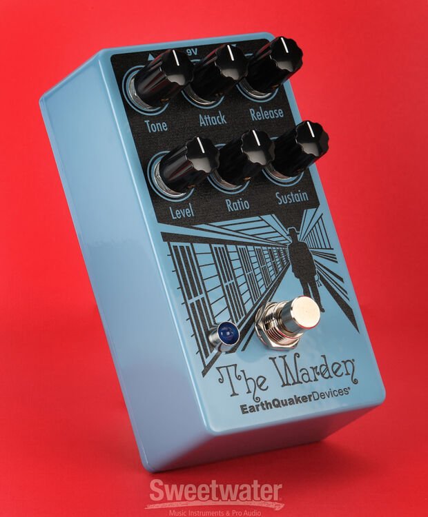 EarthQuaker Devices The Warden V2 Optical Compressor Pedal