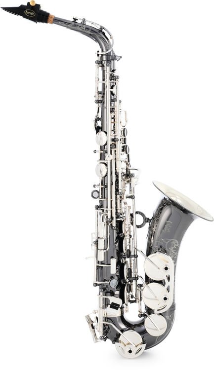 Keilwerth SX90R Shadow Professional Alto Saxophone - Black Nickel with  Silver Keys