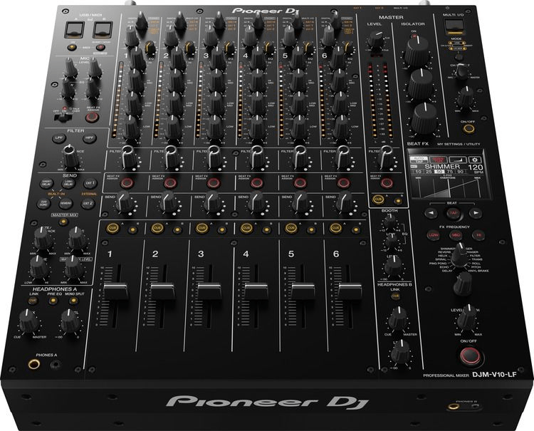Pioneer DJ DJM-V10 Long Fader 6-channel DJ Mixer
