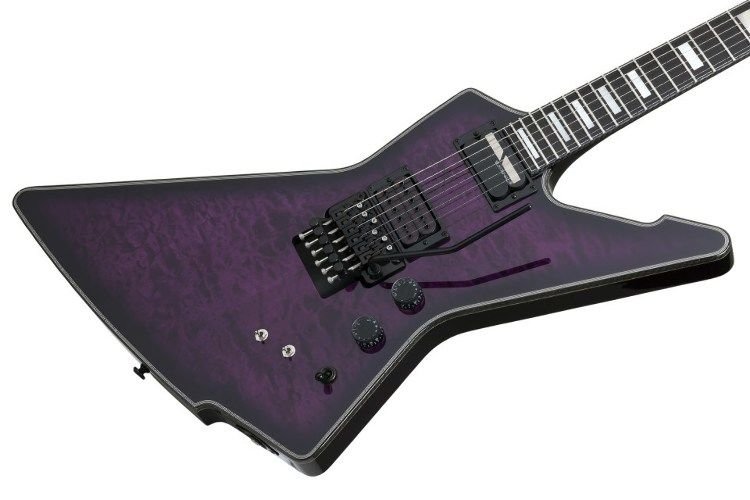 schecter explorer purple