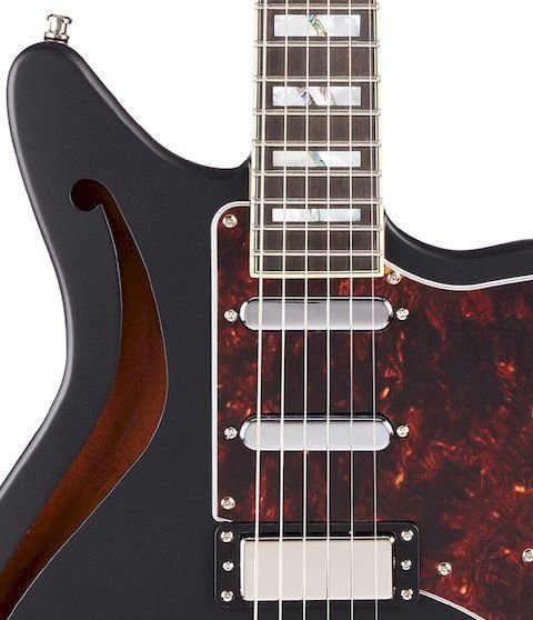 D'Angelico Deluxe Bedford SH - Matte Black - Limited Edition