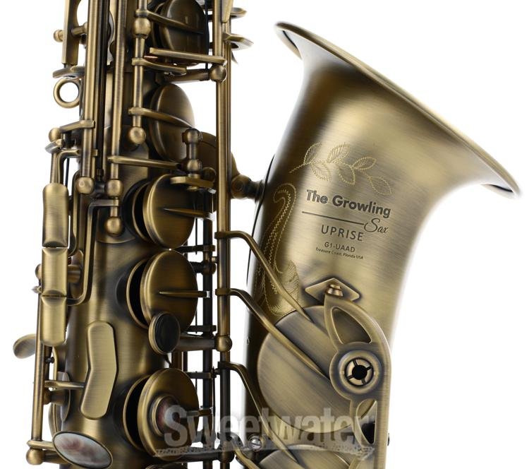 Growling Sax Uprise Series Professional Alto Saxophone Satin Antique