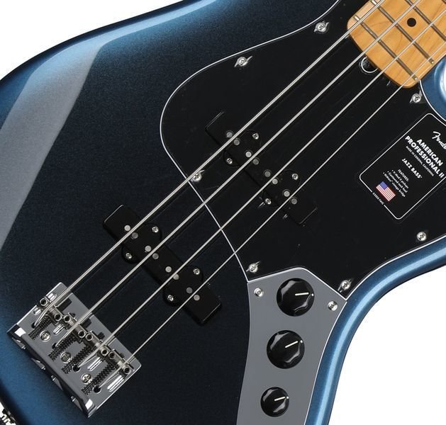 Fender American Professional II Jazz Bass Dark Night with Maple